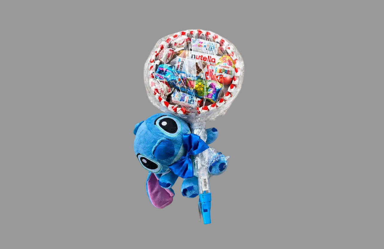 Cadou din Dulciuri cu Stitch – Aranjament Dulce Premium